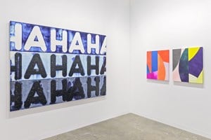 Mel Bochner and Sarah Crowner, <a href='/art-galleries/simon-lee-gallery/' target='_blank'>Simon Lee Gallery</a>, Art Basel in Hong Kong (29–31 March 2019). Courtesy Ocula. Photo: Charles Roussel.